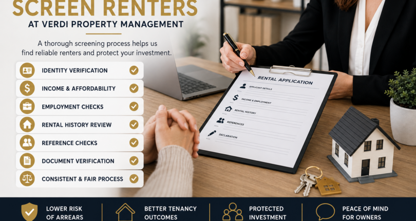How We Screen Renters at Verdi Property Management